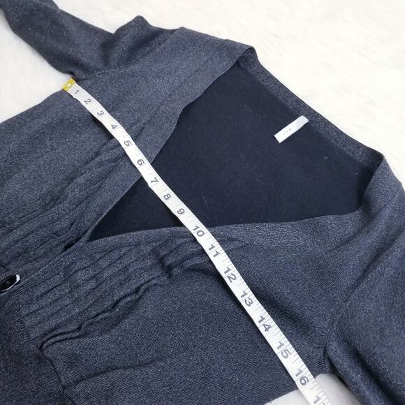 IISLI Short Pleated Shimmer Y2K Short Cardigan - Picture 5 of 8